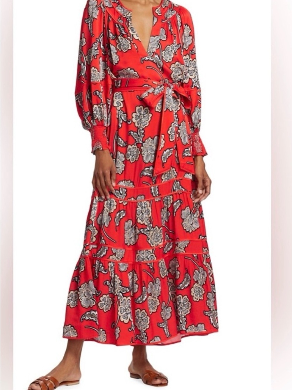 Alice + Olivia Lyla Floral print midi dress